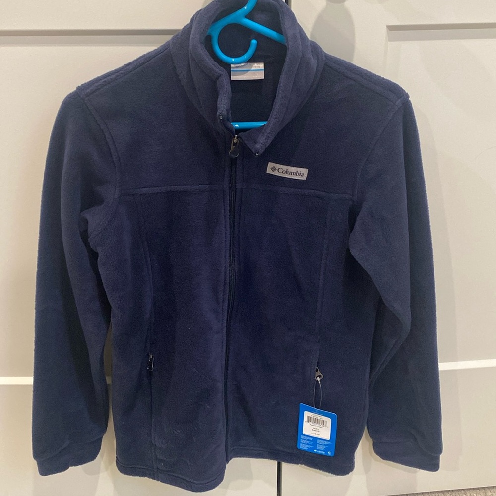 Youth Columbia fleece zip up size large